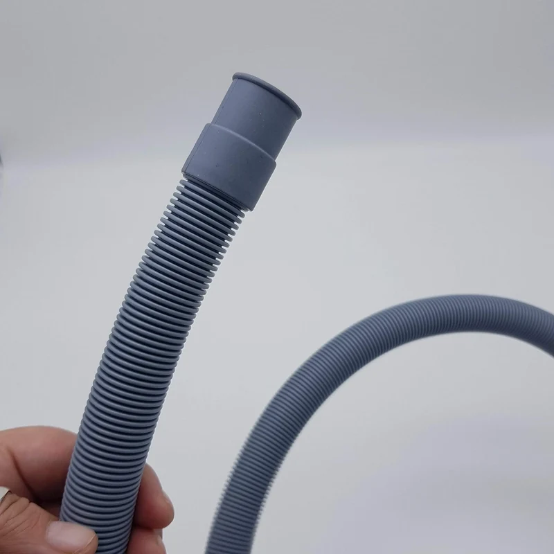 Tubo scarico per lavatrice 150cm c/pipa ø19x22mm Skl