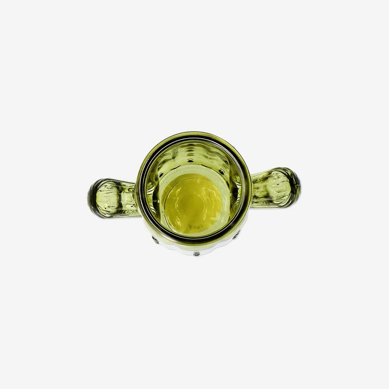 Green cactus vase - 16 cm