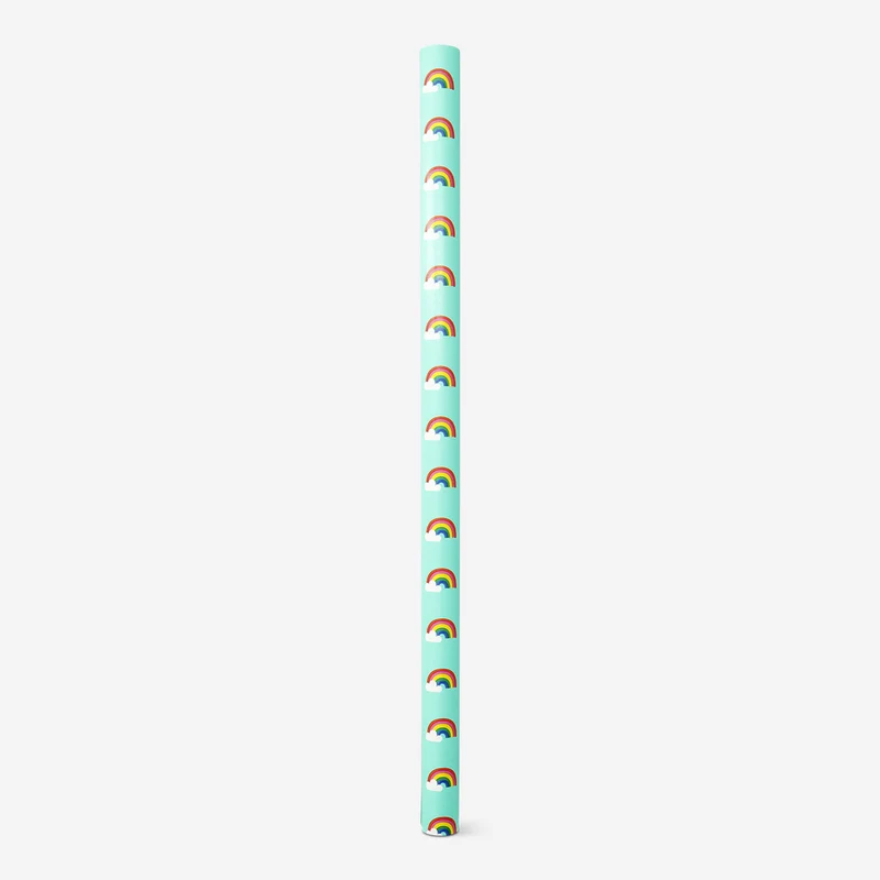 300 cm wrapping paper - Rainbow print
