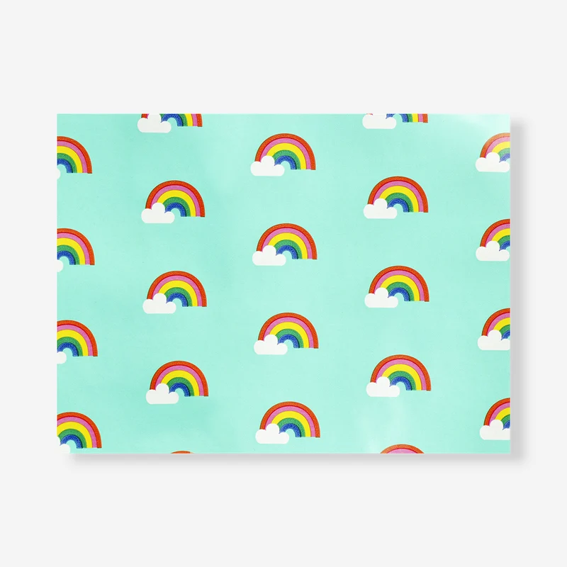 300 cm wrapping paper - Rainbow print