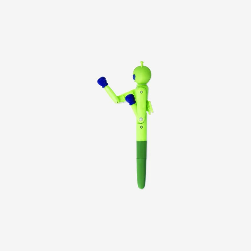 Green alien punching pen