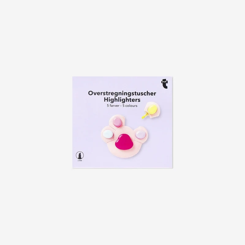 Big paw highlighter set