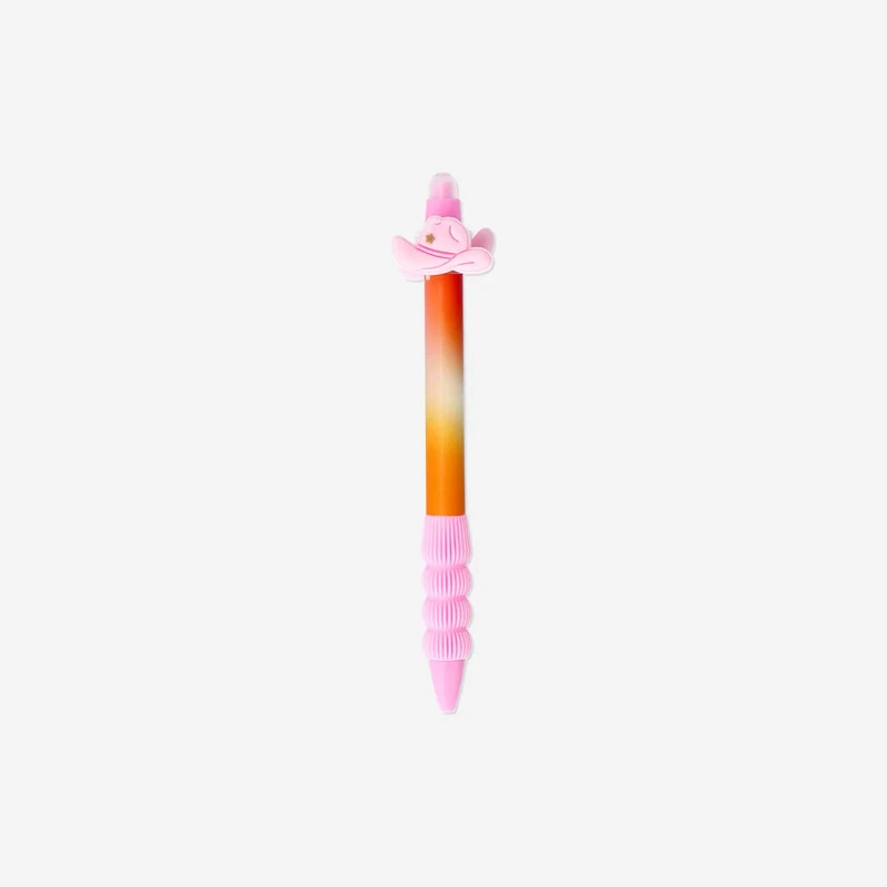Erasable pen with spinning cowboy hats - Black ink