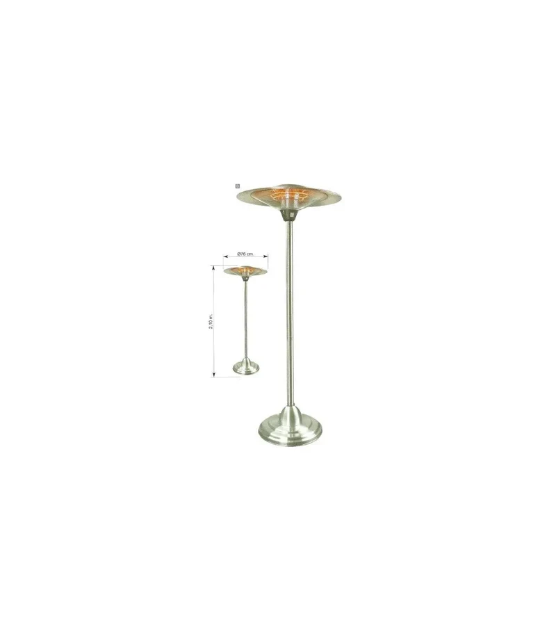 LACOR riscaldatore da terra Inox terrazze 3000W 69411