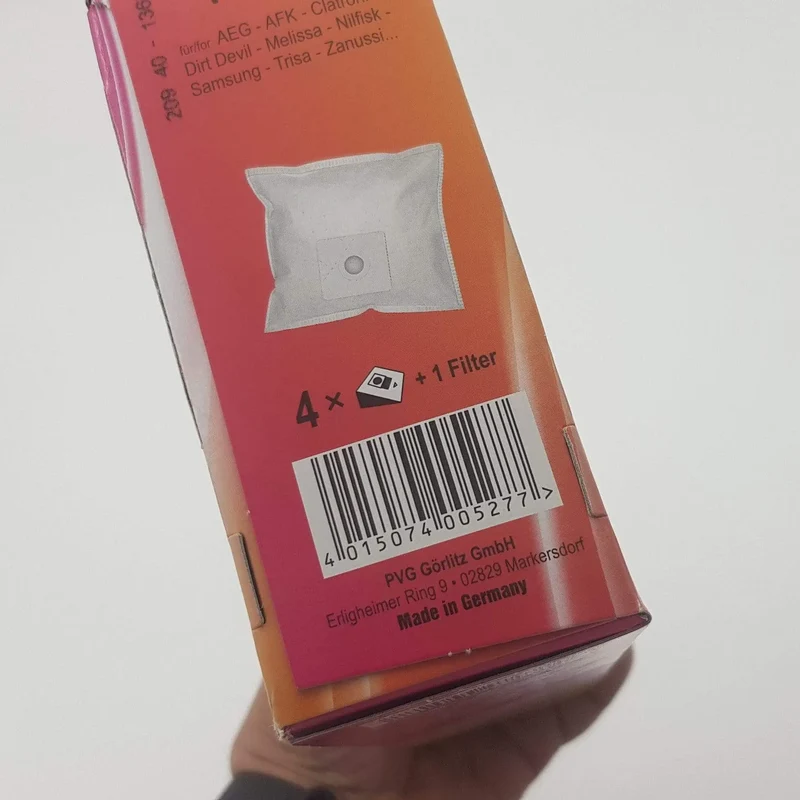 Confezione 3 sacchetti in microfibra per wm18m Aeg