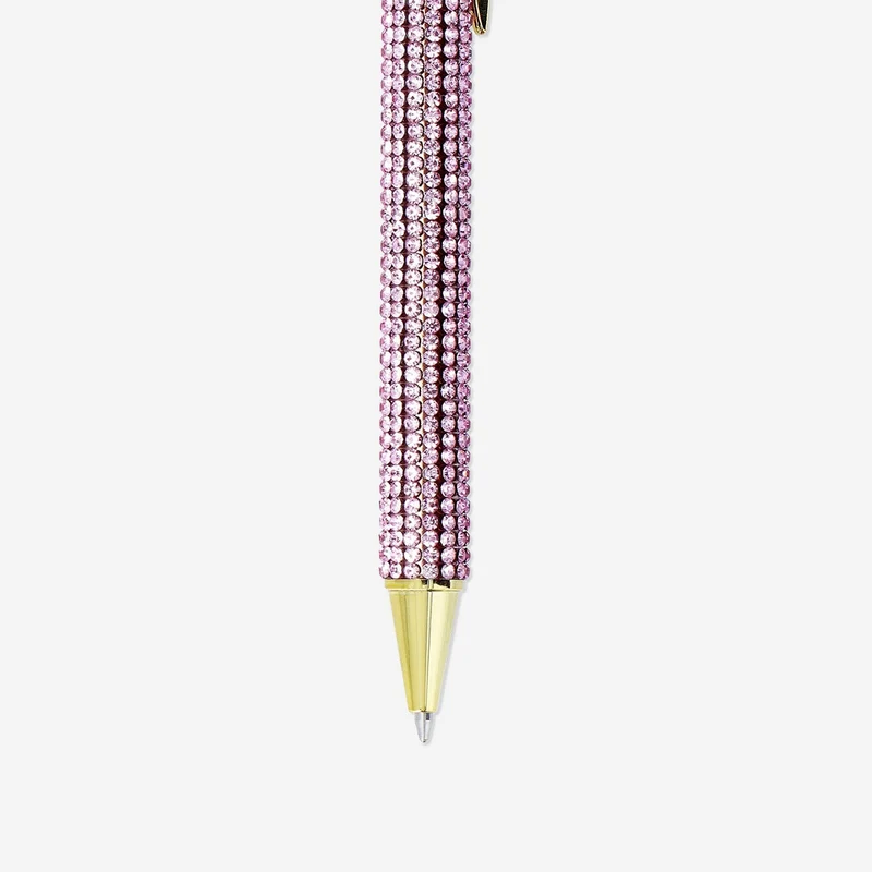 Ballpoint pen with rhinestones - Black ink