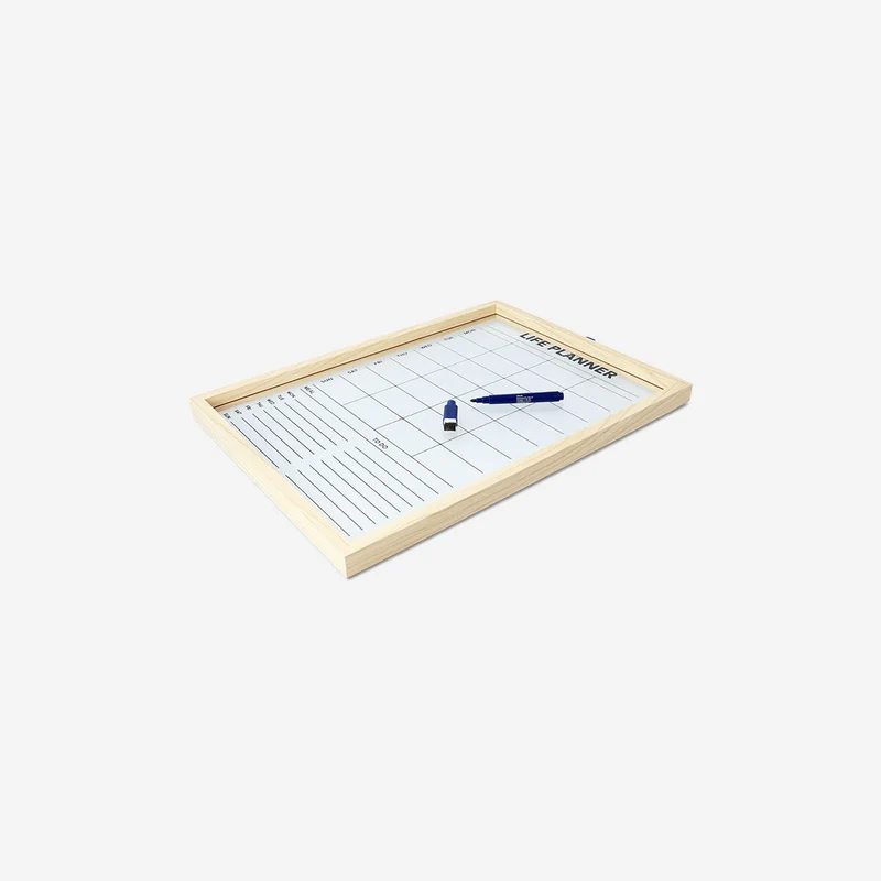 Planner board with marker