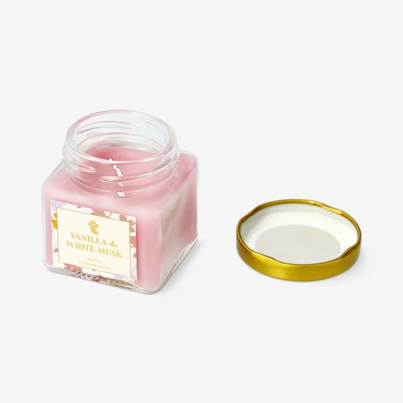 Scented candle - White musk and warm vanilla fragrance