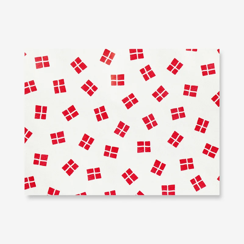 300 cm wrapping paper - Danish flag