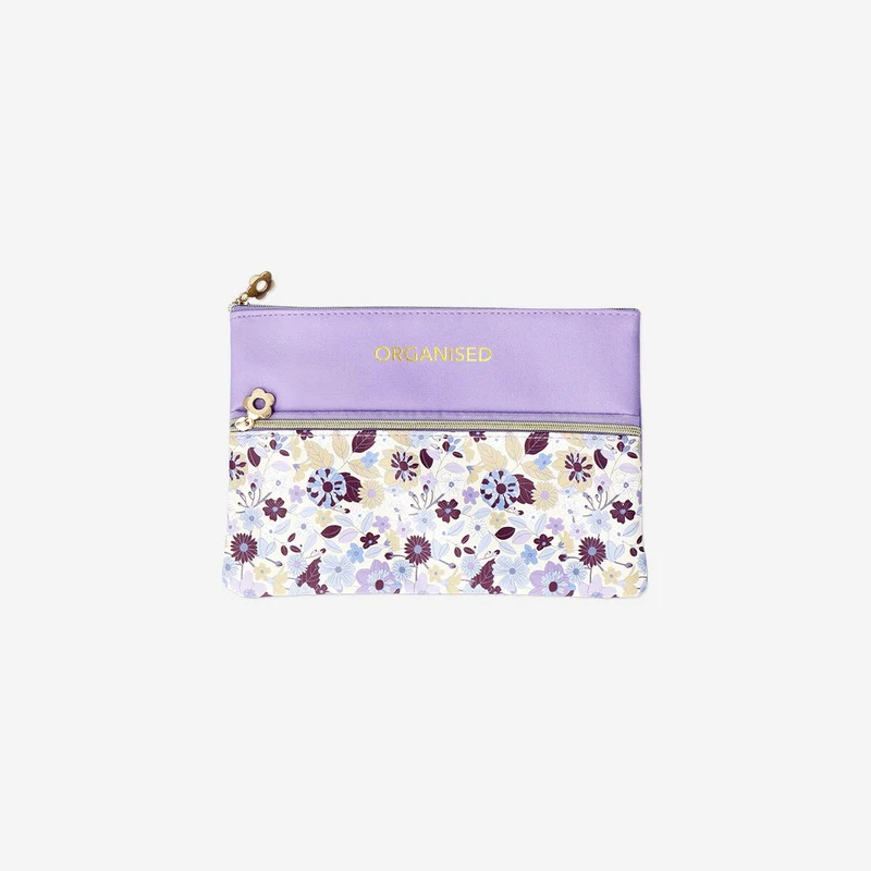 Floral pencil case