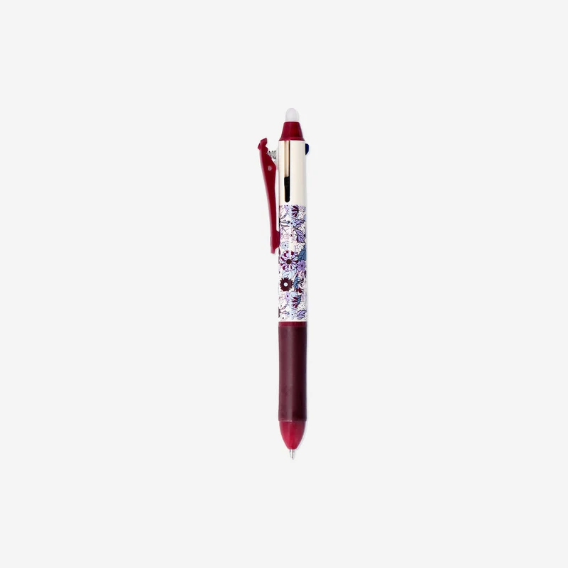 Floral erasable gel pen - Multi coloured ink