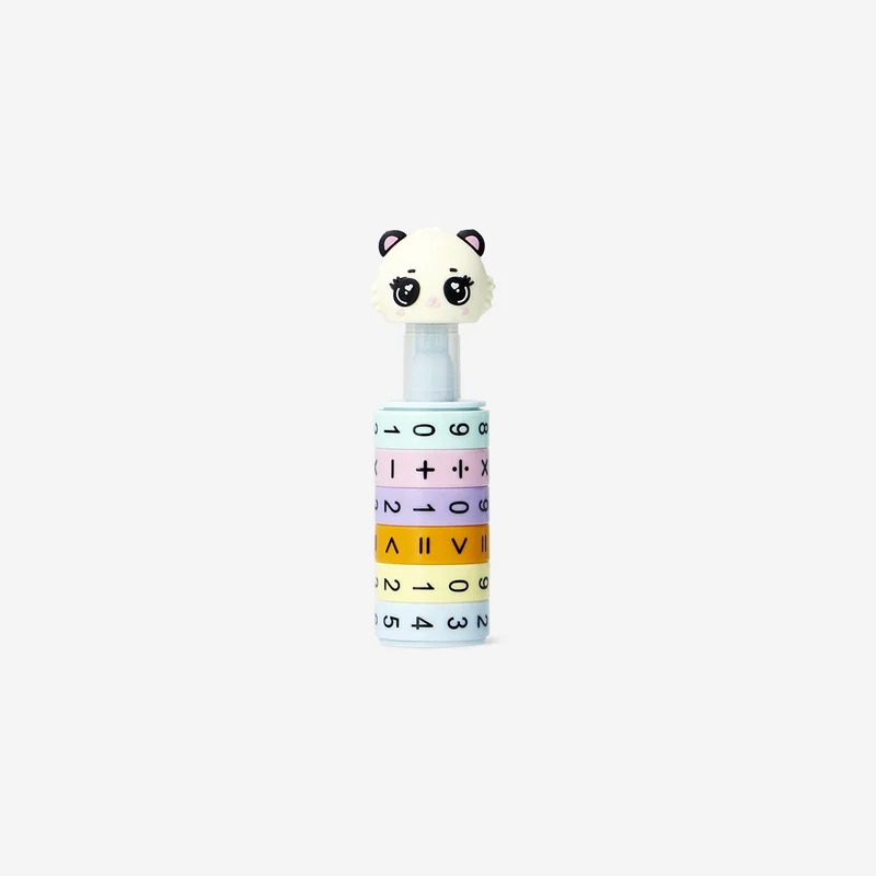 Arithmetic learning marker with panda