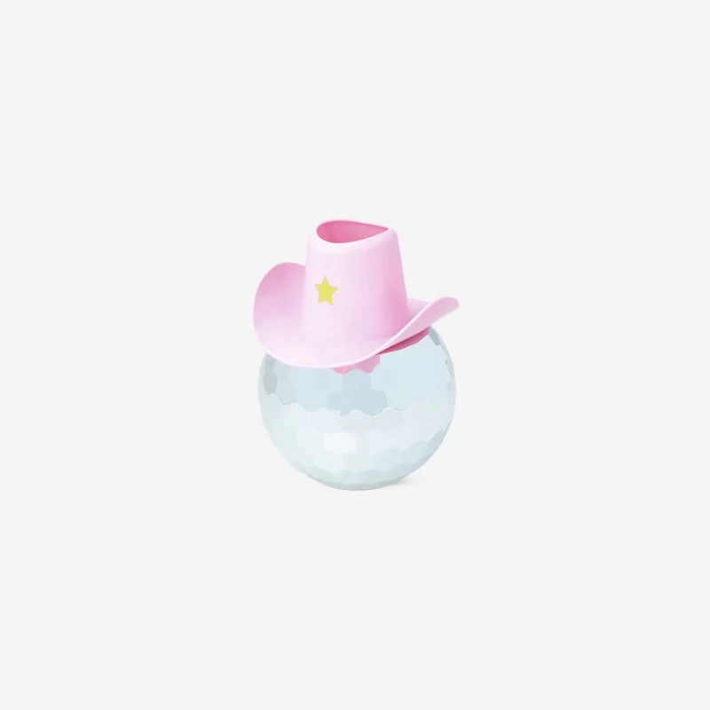 Disco cowboy hat vase - 11 cm