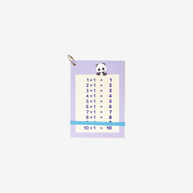 Time tables cards