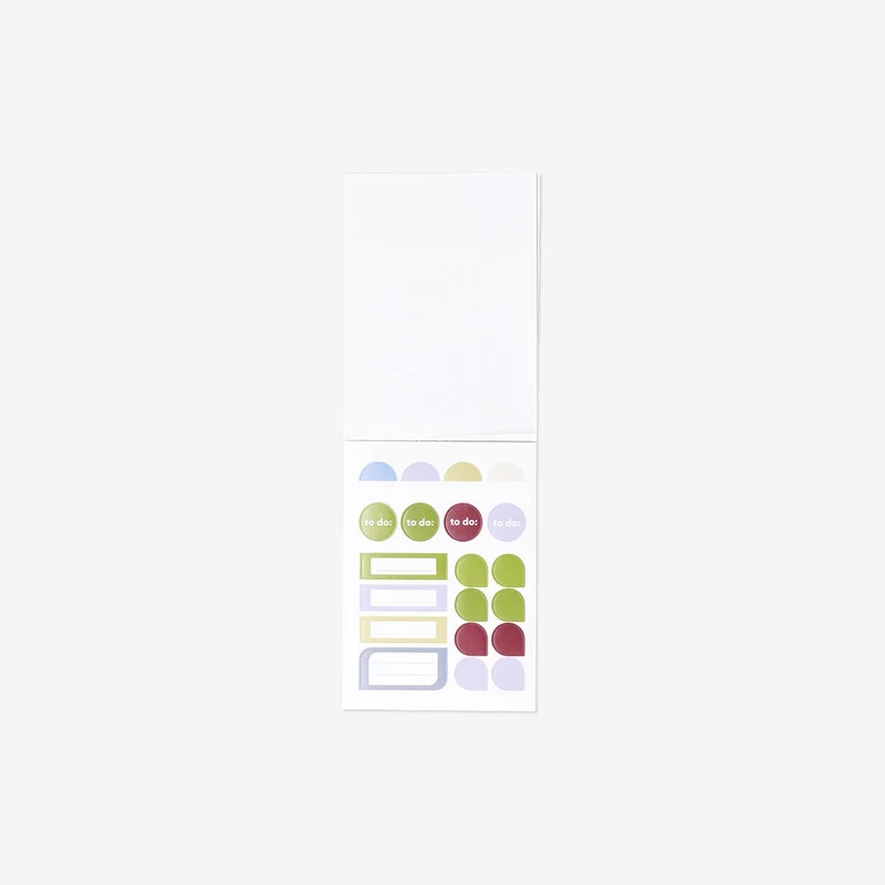 Sticker book for planning