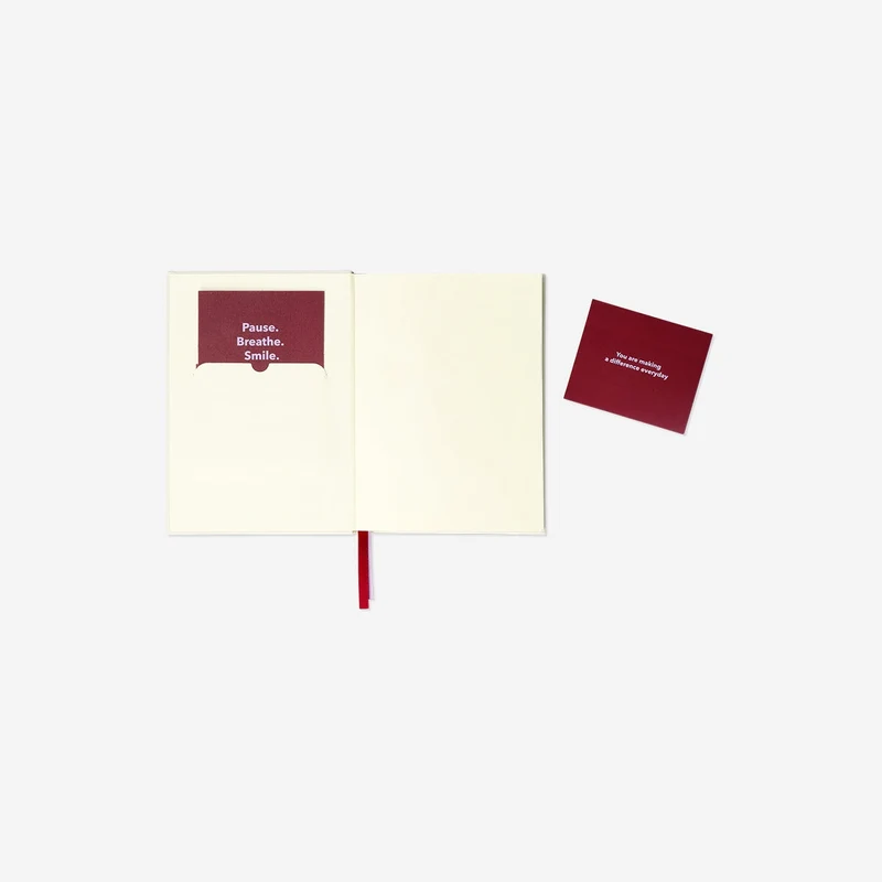 Positivity journal with hearts