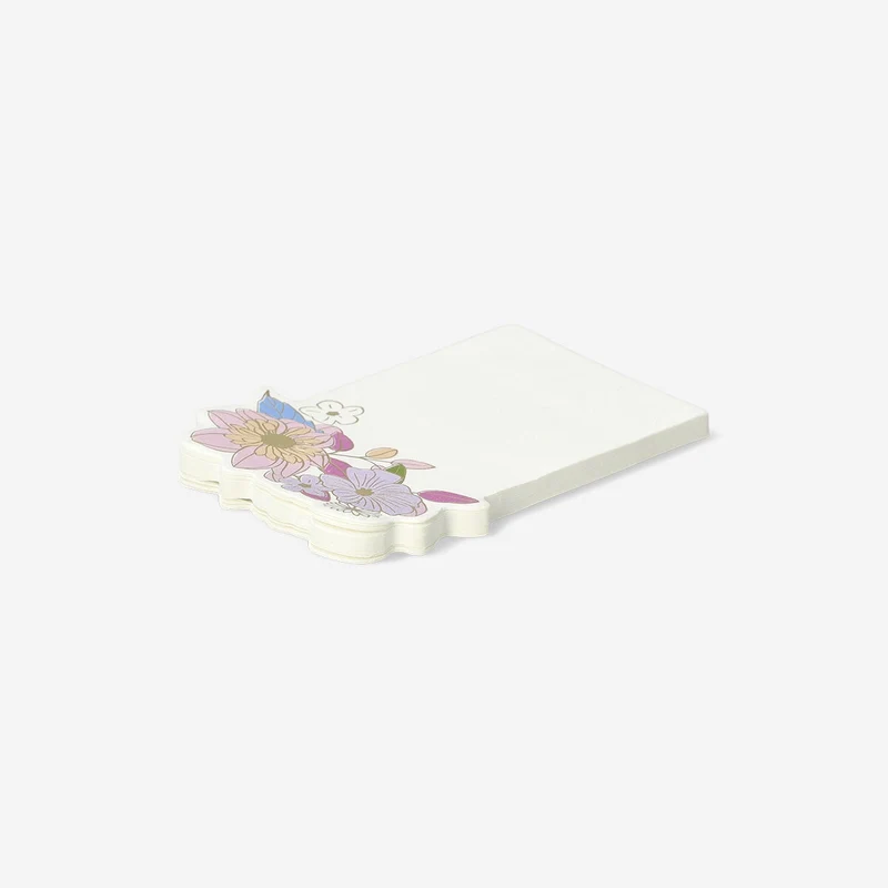 Floral sticky memos