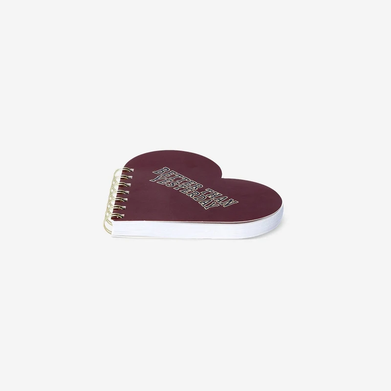 Heart notepad