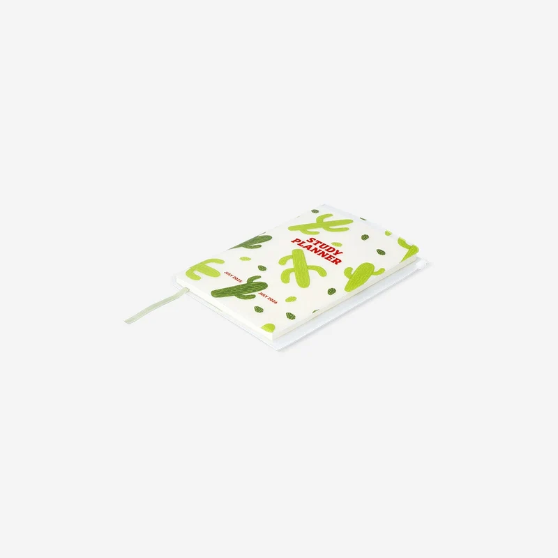 Cactus weekly study planner - English