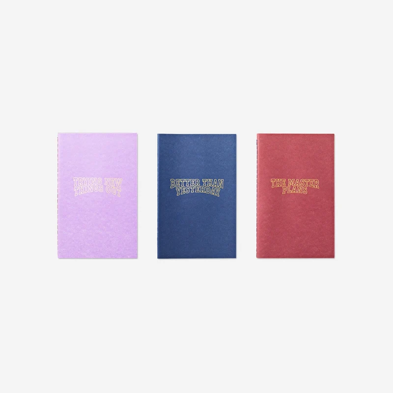 Notebooks with quotes - 3 pcs
