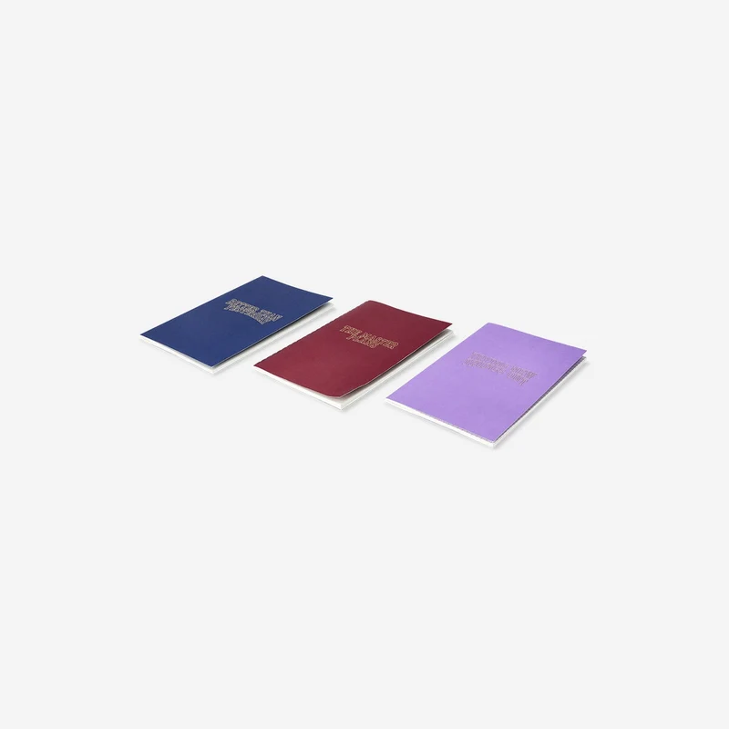 Notebooks with quotes - 3 pcs