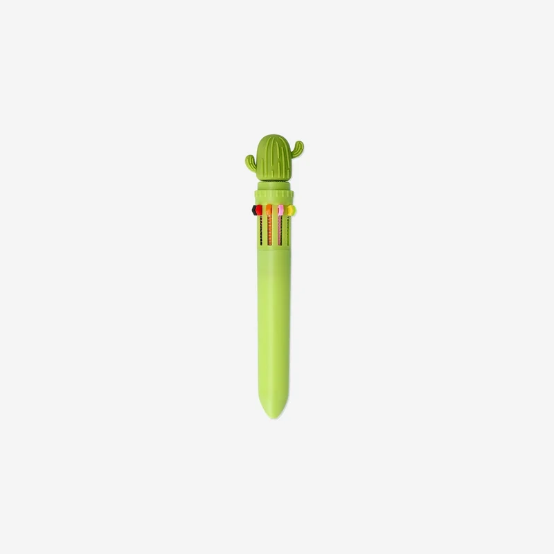 Cactus ballpoint pen - Multi coloured ink