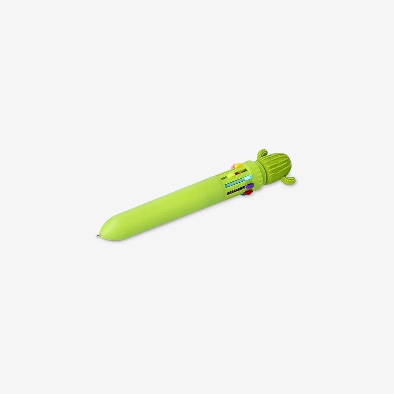 Cactus ballpoint pen - Multi coloured ink
