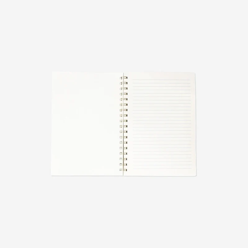 B5 Lined spiral bound notebook