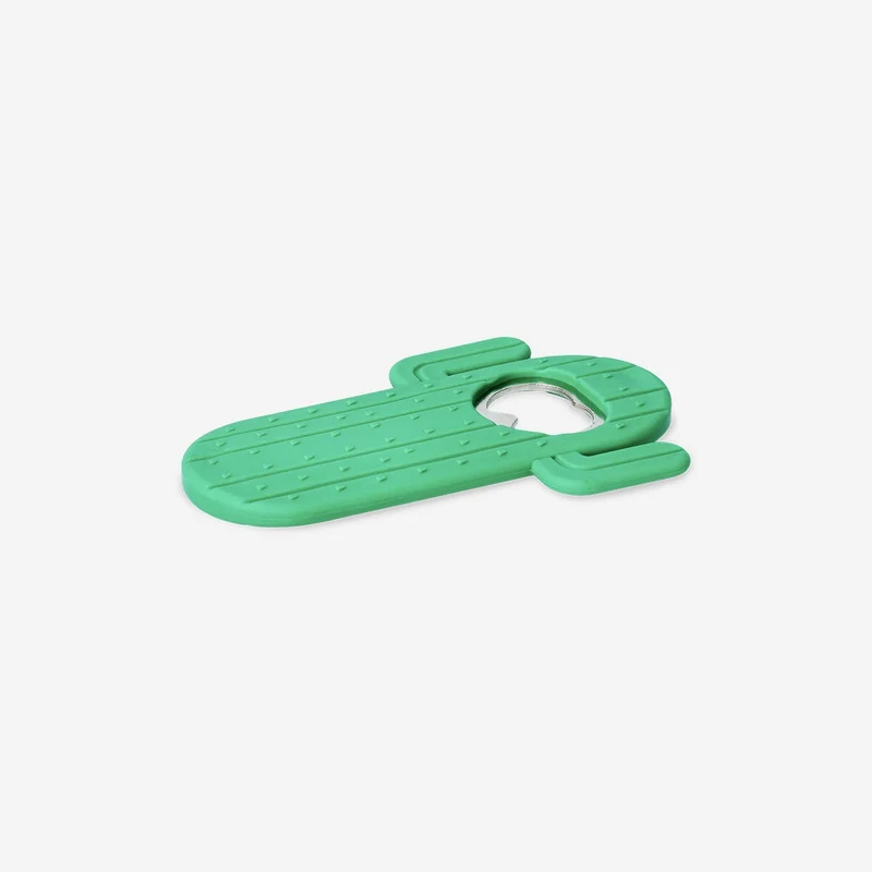 Green cactus bottle opener