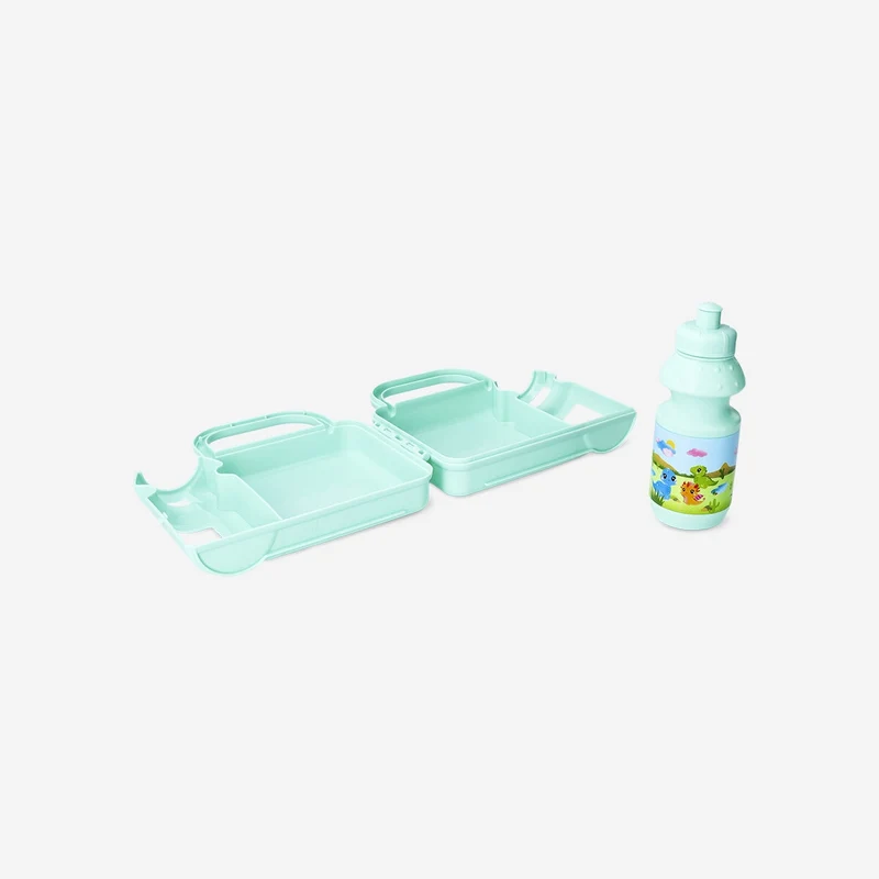 Dinosaur lunchbox kit with water bottle