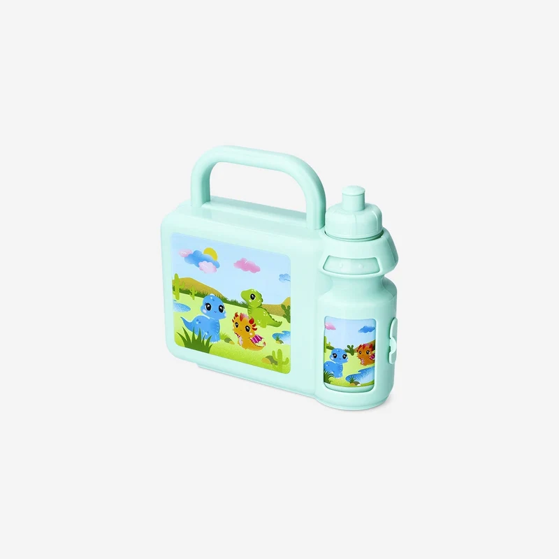 Dinosaur lunchbox kit with water bottle