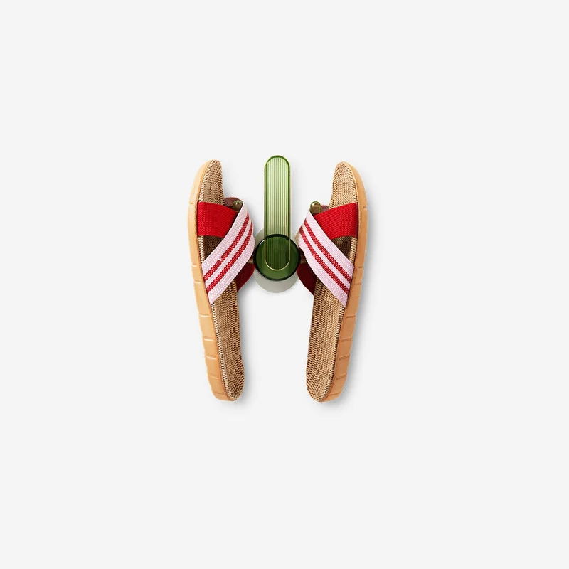 Adhesive cactus shoe holder