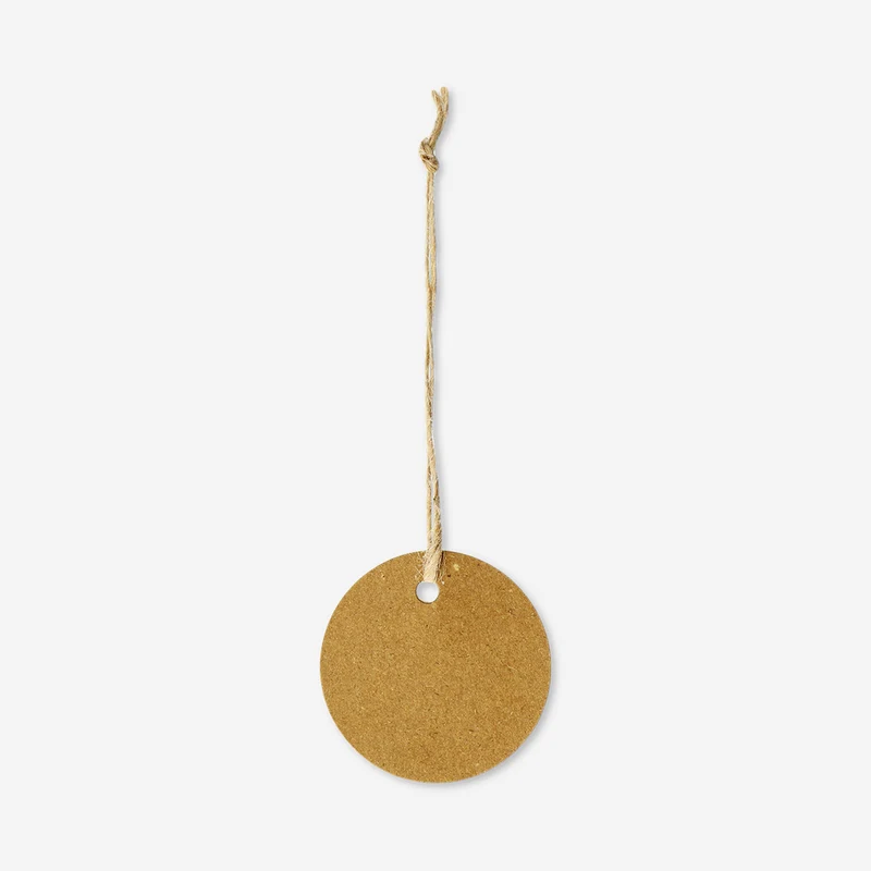 Round gift tags - 10 pcs