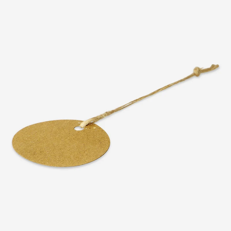 Round gift tags - 10 pcs