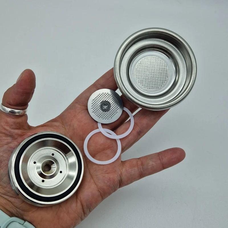 Kit trasformazione da polvere a cialda pod macchina da caffe' Rancilio silvia