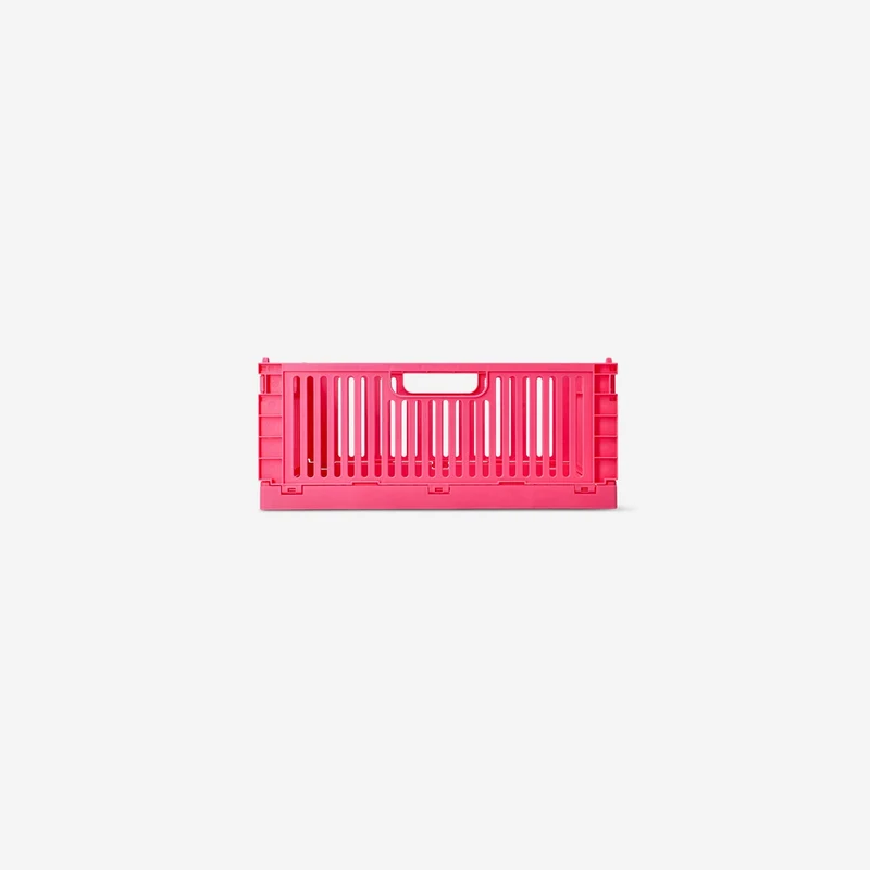 Pink collapsible storage box - 30 cm
