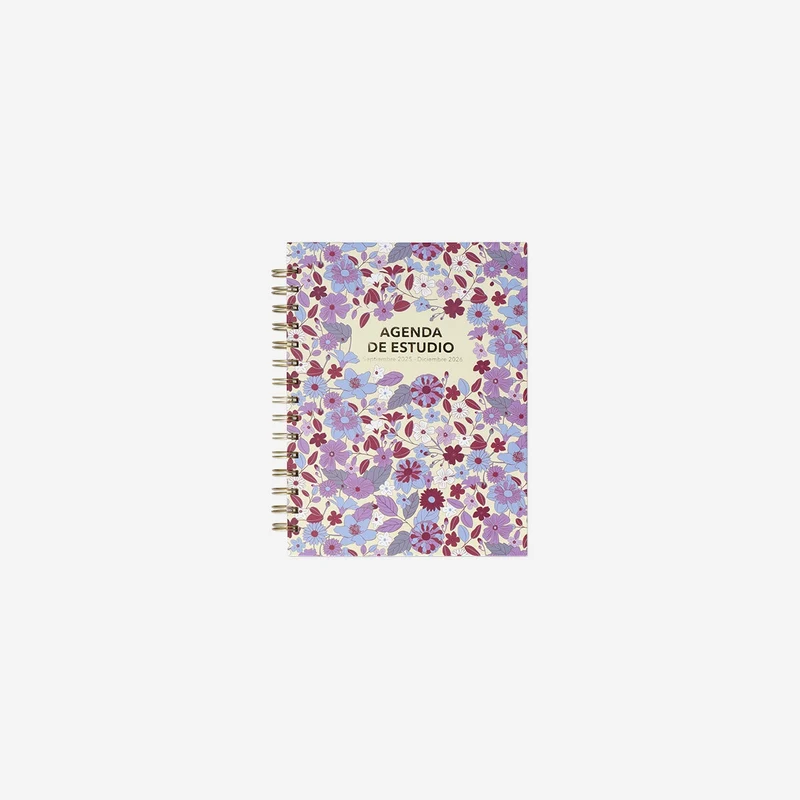 Floral study planner - Spanish