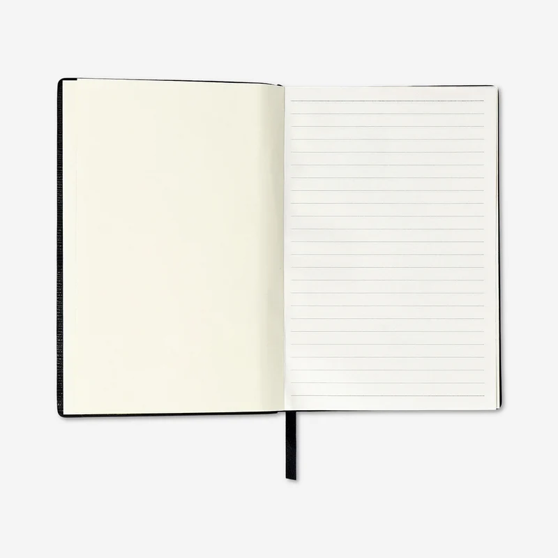 A5 notebook with rainbow edge