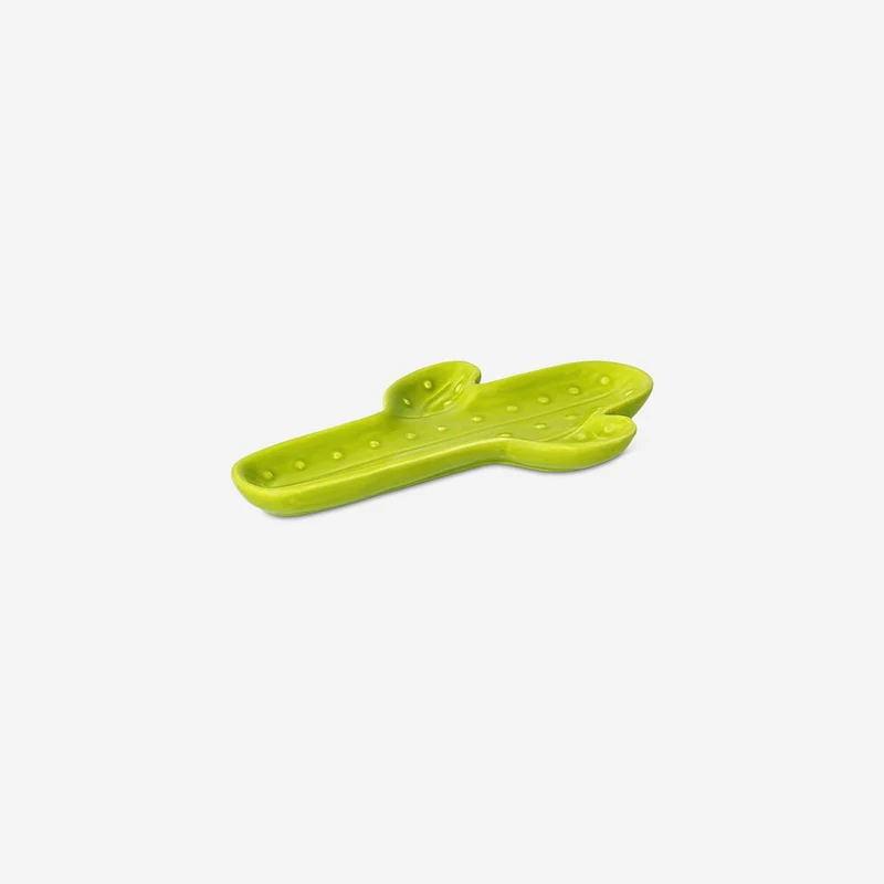 Green cactus serving dish - 16 cm