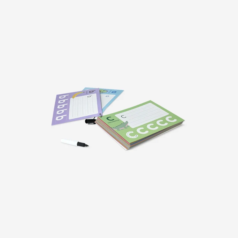Alphabet cards with marker - Spanish