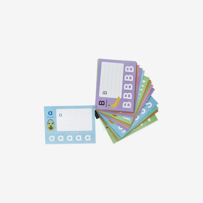 Alphabet cards with marker - Spanish