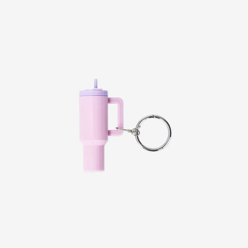 Snack container key ring for tumbler
