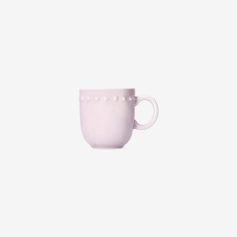 Pink mug with bubble edge - 390 ml