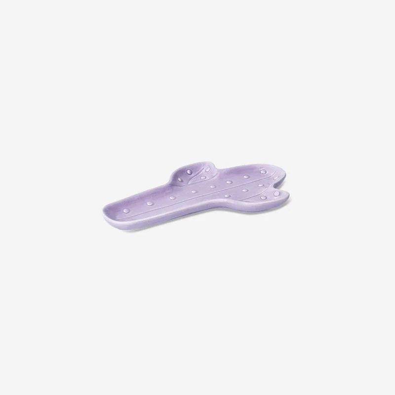 Purple cactus serving dish - 20 cm