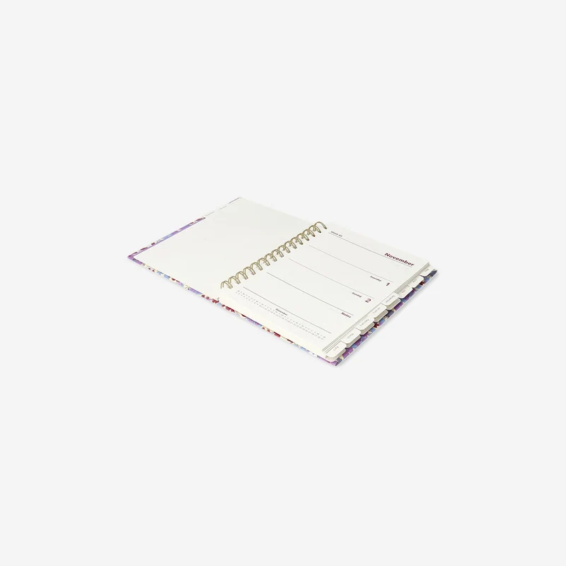Floral study planner - English