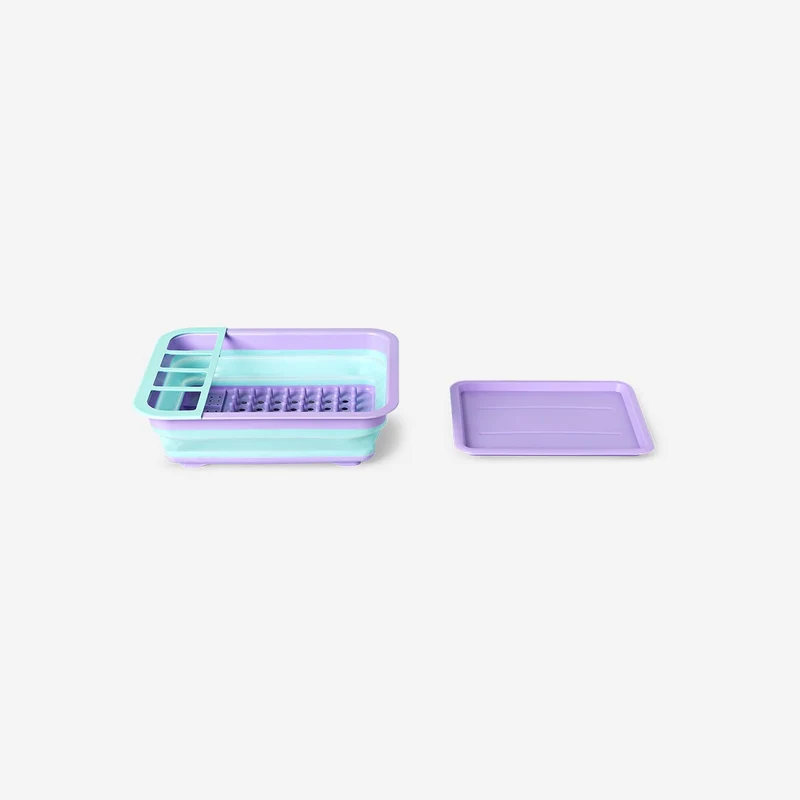 Foldable dish drainer