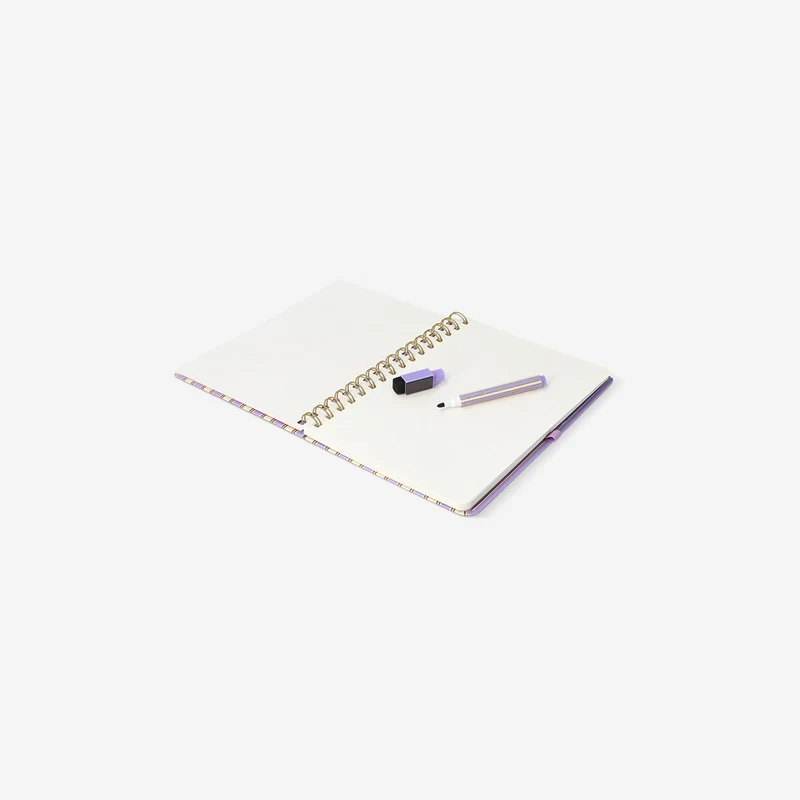 A5 Reusable notebook with erasable marker