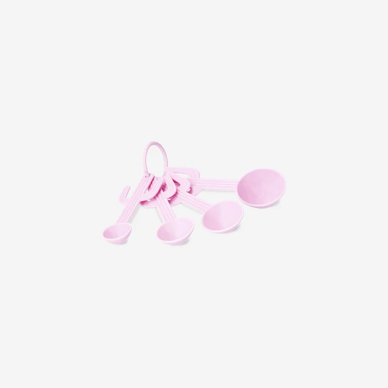 Pink cactus measuring spoons - 4 pcs