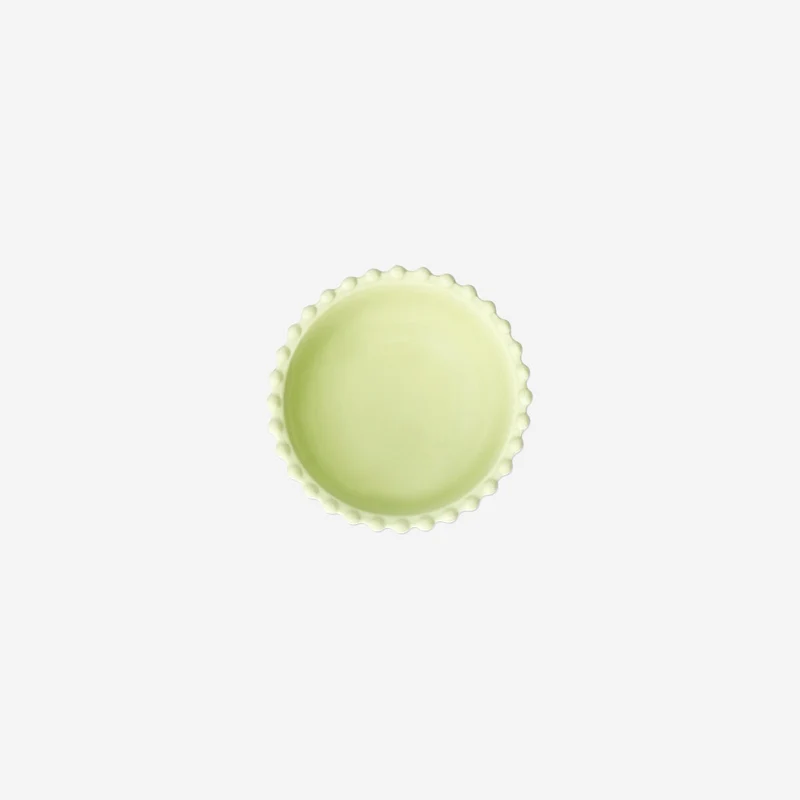 Green bowl with bubble edge