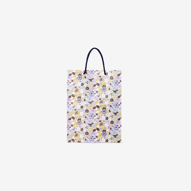 Floral gift bag - 25 x 33 cm